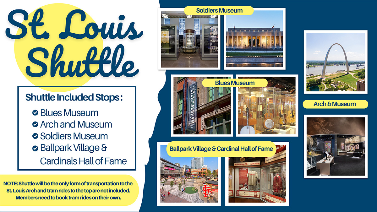 St. Louis Shuttle Map